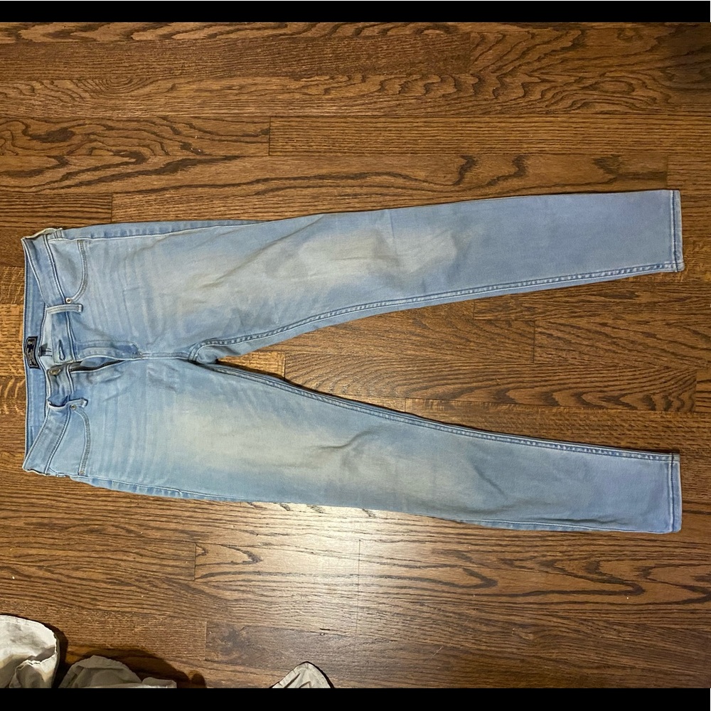 A&F light wash jeans